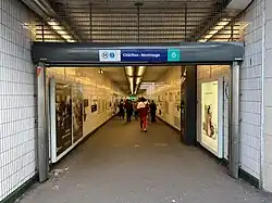 L'accès no&nbsp;2 « Rue de l'Avenir ».