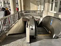 L'accès no&nbsp;1 « Rue d'Alsace ».