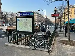 L'accès no&nbsp;1 « Boulevard Saint-Marcel ».