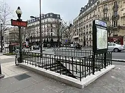 L'accès no&nbsp;1 « Rue de Toul ».