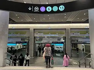 L'accès no&nbsp;1, « Porte Océane ».