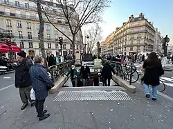 L'accès no&nbsp;2 « Carrefour de l'Odéon ».