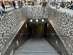 L'accès no&nbsp;5 « Place Colette ».