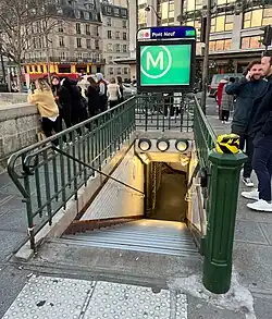 L'accès no&nbsp;3 « Pont Neuf ».