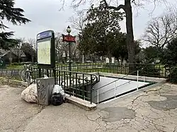 L'accès no&nbsp;2 « Hippodrome ».