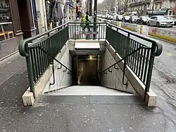 L'accès no&nbsp;5 « Boulevard Ornano ».