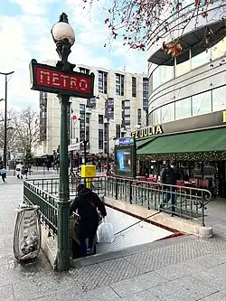 L'accès no&nbsp;2 « Boulevard Masséna ».