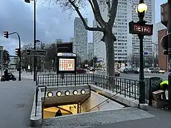 L'accès no&nbsp;1 « Boulevard Masséna ».