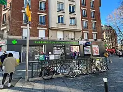 L'accès no&nbsp;4 « Avenue de la Porte d'Orléans ».