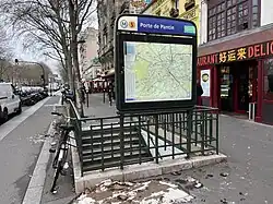 L'accès no&nbsp;4, « Rue Eugène-Jumin ».