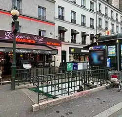 L'accès no&nbsp;2, « Sente des Dorées ».