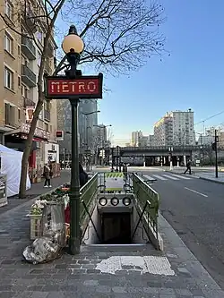 L'accès no&nbsp;2 « Boulevard Brune ».