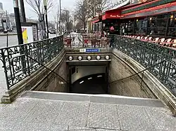 L'accès no&nbsp;4 « Boulevard Victor ».