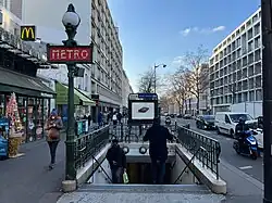 L'accès no&nbsp;1, « Boulevard Diderot ».