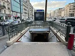 L'accès no&nbsp;2 « Jardin d'Acclimatation ».