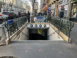 L'accès no&nbsp;4, « Boulevard Richard-Lenoir ».