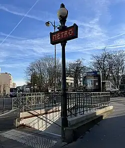 L'accès no&nbsp;1, « Rue du Télégraphe ».