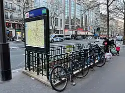 L'accès no&nbsp;2 « Rue Vavin ».