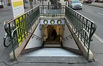 L'accès no&nbsp;7 « Rue Danjou ».