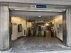 L'accès no&nbsp;2 « Boulevard Henri-Barbusse ».