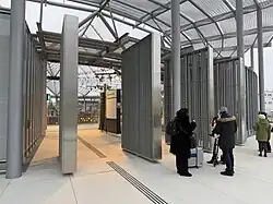 L'accès no&nbsp;2 « Chemin de la Redoute ».