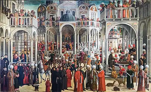 Scènes de la vie de Saint Marc Accademia, Venise.