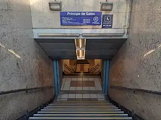 Accès à la station.