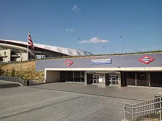 Image illustrative de l’article Estadio Metropolitano (métro de Madrid)