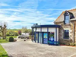 L’accueil/rotonde du sanctuaire.