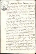 Achat d'une charge de receveur alternatif des tailles par Pierre et François Valesque, 1762