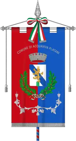 Drapeau de Acquaviva Platani