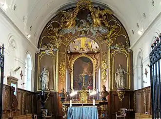 Le chœur de l'église.