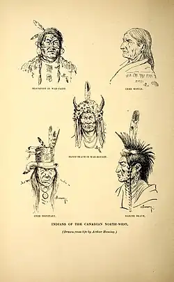 À travers les régions subarctiques du Canada, visages d'autocthones.