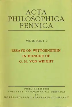 Image illustrative de l’article Acta Philosophica Fennica