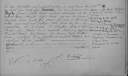 Acte de naissance de France Pejot