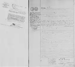 Acte de naissance (1858).