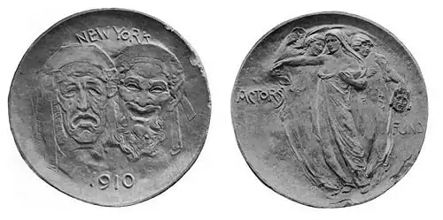 Actors Fund Medal of Honor&nbsp;(en) (1910)