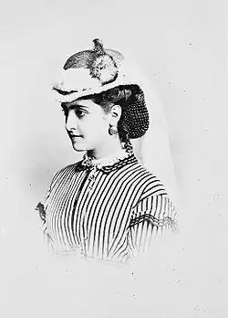 Adelina Patti, entre 1855 et 1865.