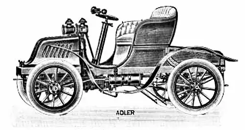 Adler 8 HP Voiture de course