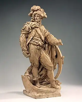 L'Amiral de Tourville (1816), terre cuite, New York, Metropolitan Museum of Art.