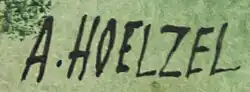signature d'Adolf Hölzel