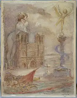 Notre-Dame de Paris, huile sur toile, 1904.
