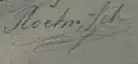 signature d'Adolphe Roehn
