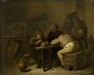 Intérieur de tabagie,Adriaen Brouwer