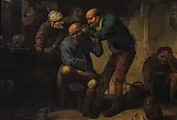 Adriaen Brouwer - Chez le chirurgien, XVIIe siècle