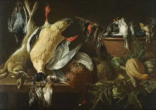 Nature morte avec gibier et légumes, Tokyo, musée national de l'art occidental.