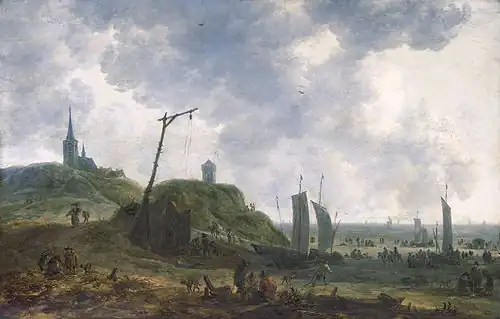 Vue de Katwijk, entre 1650 et 1670(Rijksmuseum, Amsterdam).