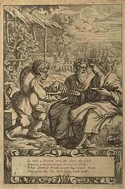 L'esclave Ésope au service de deux prêtres, par F. Barlow, 1687.