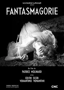 Description de l'image Affiche française de "Fantasmagorie", film de Patrice Molinard réalisé en 1963 avec Edith Scob, lors de sa ressortie en 2015 via "Midi-Minuit Fantastique - L'Intégrale".jpg.