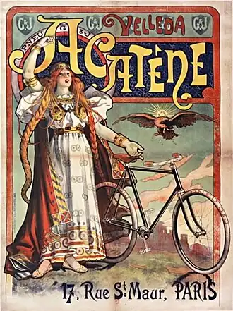 Pneu G&J Velleda Alcatène, 17 rue St Maur, Paris.